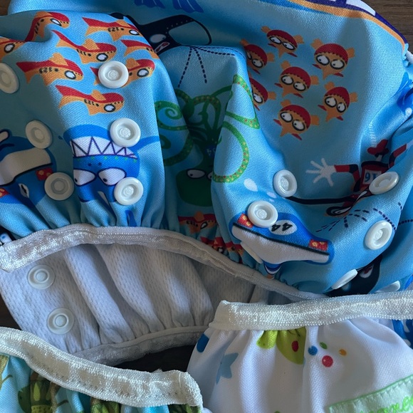 Baby Swimsuit and Swim Diapers. Size 0-3 months/Small - Picture 6 of 6